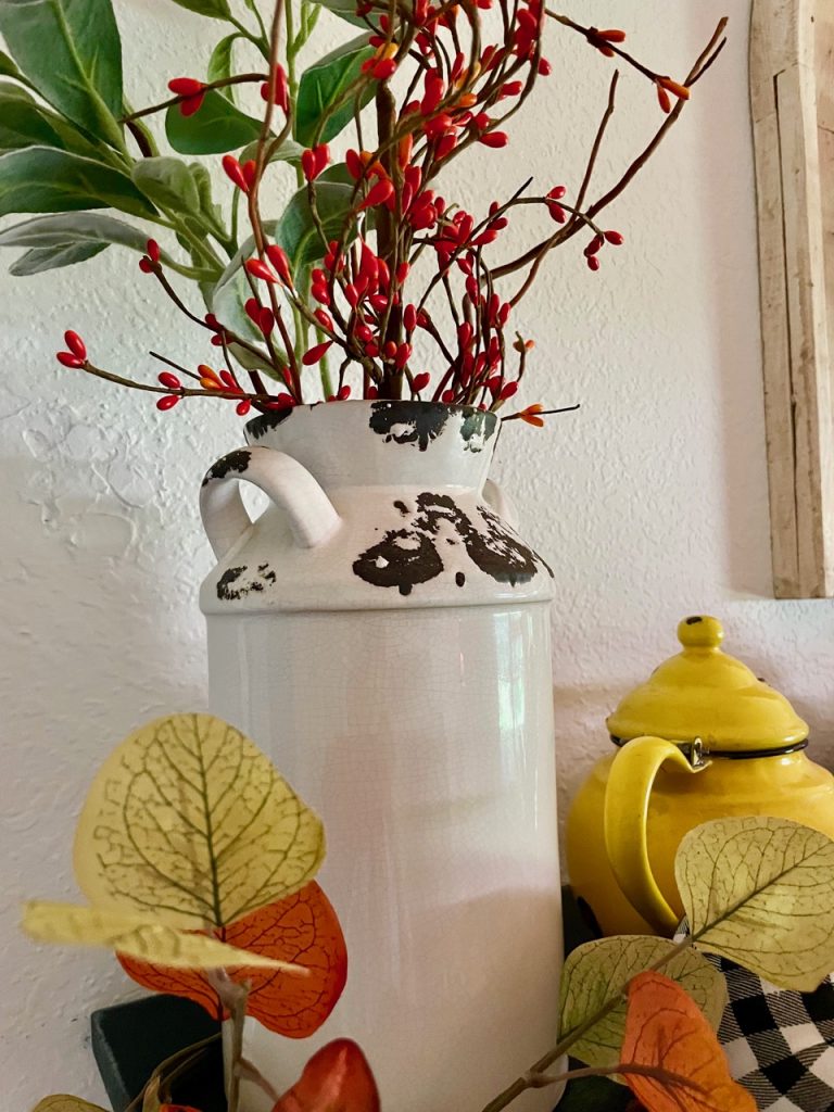 vintage inspired fall decor