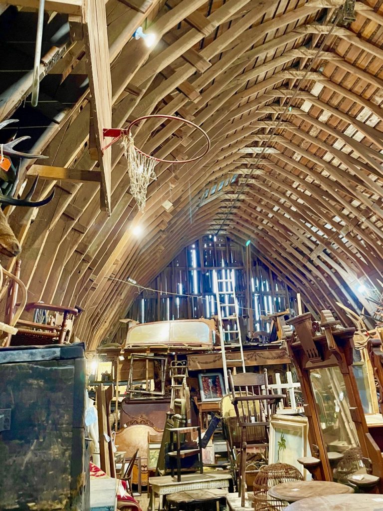 a barn full of antiques