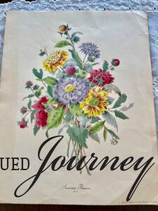 antique floral art print