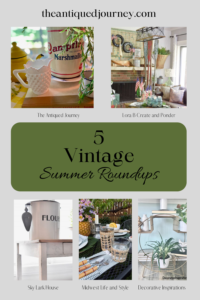 a collection of vintage summer decorating ideas