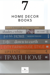 home decor books by Sky Lark House