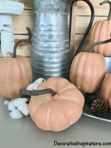 terra cotta pumpkin DIY from Decorative Inspirations