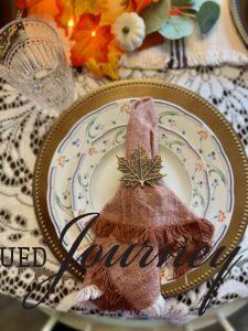 a Thanksgiving place setting