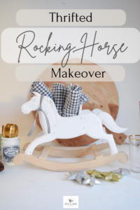 a thrifted rocking horse makeover from Sky Lark House