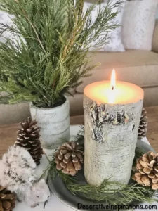 winter decor display from Decorative Inspirations