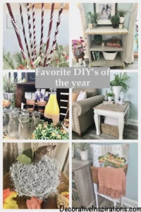 a collage of DIY projects by Decorative Inspirations
