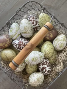 an Easter egg DIY craft from An Organized Season