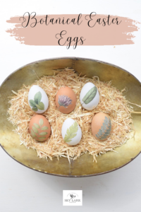 decoupage easter eggs from Sky Lark House