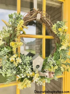 a Spring wreath DIY from Decorative Inspirations