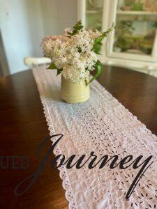 a floral centerpiece for Summer with Lilacs