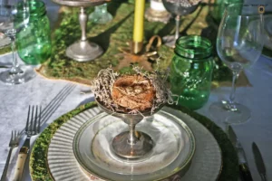 a Spring nest tablescape from Master'pieces' of my Life