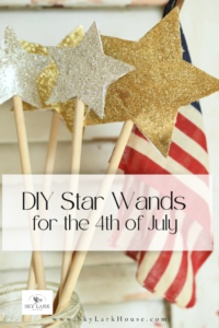 DIY star wands from Sky Lark House