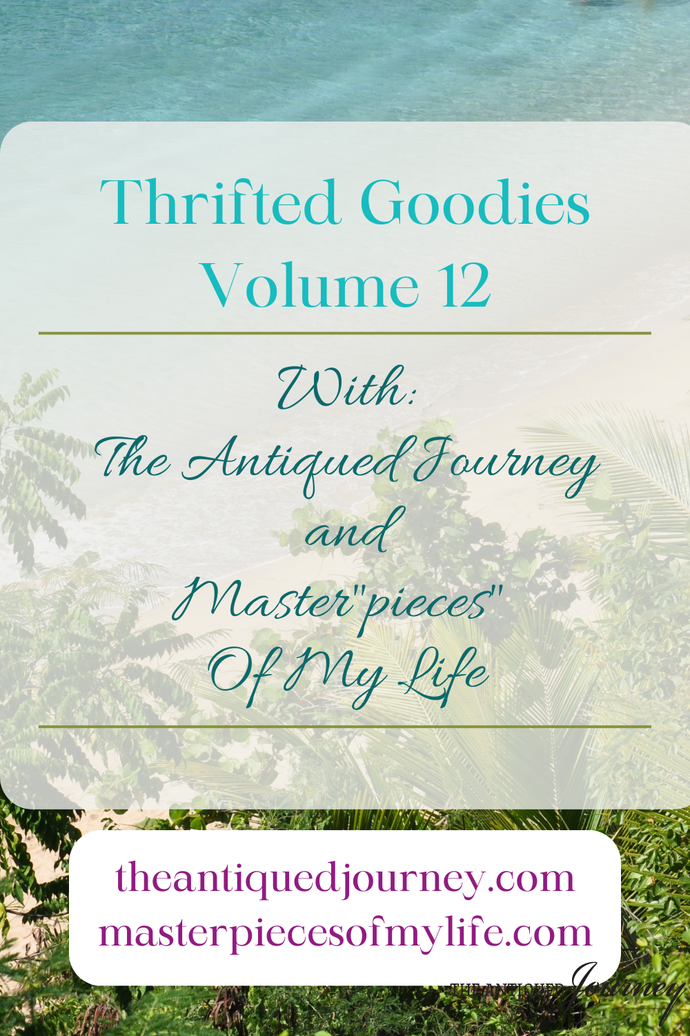 Vintage Summer Home Decor From The Thrift Store The Antiqued Journey