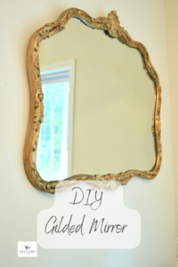 a DIY gilded mirror from Sky Lark House