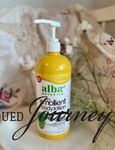 Alba Botanica lotion in coconut scent