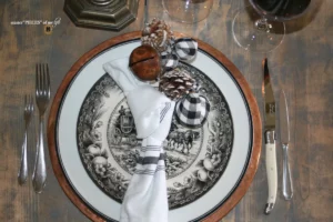 Christmas place setting from Master'pieces' of my Life