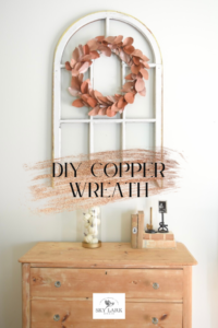 a DIY Copper Wreath from Sky Lark House