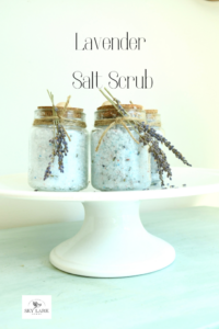 DIY Lavender salt scrub from Sky Lark House