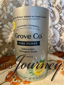 Grove Co. Dishwasher soap in lemon scent