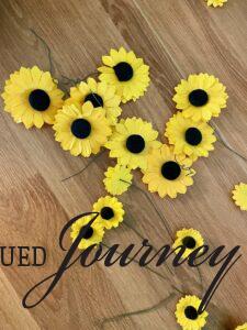 miniature paper sunflowers for a sunflower tablescape
