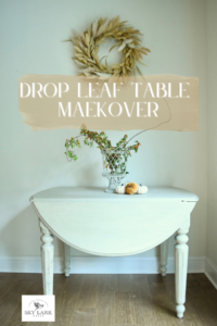 drop leaf table makeover from Sky Lark House