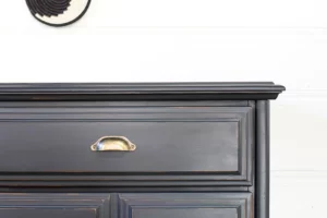 a painted dresser from Lost and Found Decor