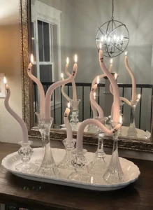 DIY Halloween ghost candles from The House on Silverado