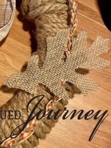 burlap leaves to use on a DIY Fall wreath