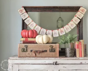 a fall banner from Lost and Found Decor