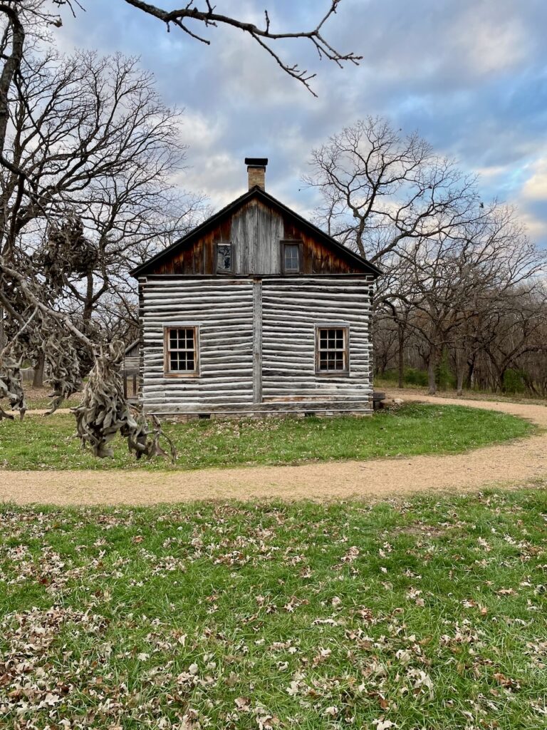 an 1800's cabin