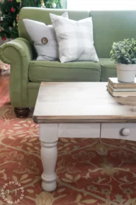 coffee table makeover from Lost and Found Decor