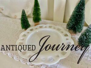 decorating with vintage milk glass milk glass plate