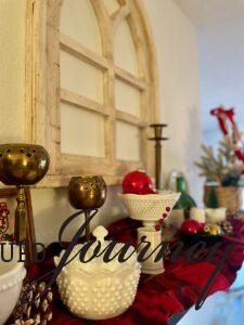 decorating with vintage Christmas