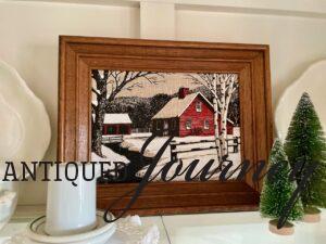 Decorating for Winter: Thrifted Touches for Vintage Seasonal Displays