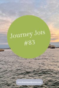 a ship in Duluth MN backdrop for Journey Jots #83 from The Antiqued Journey